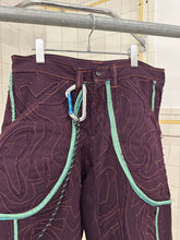 Load image into Gallery viewer, Seeing Red Baggy Tiger Camo Pants with Frayed Applique - Size XL