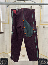 Load image into Gallery viewer, Seeing Red Baggy Tiger Camo Pants with Frayed Applique - Size XL