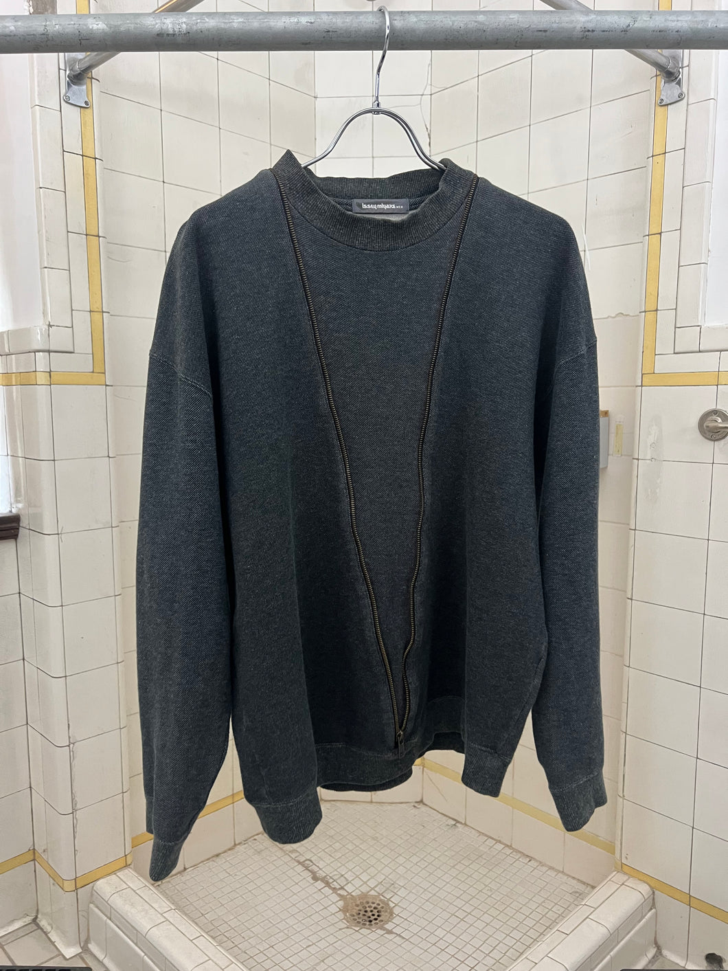 1980s Issey Miyake Two-way Center Full-zip Sweatshirt - Size S
