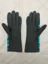 Load image into Gallery viewer, aw2000 Issey Miyake Turquoise Scale Gloves - Size S