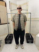 Load image into Gallery viewer, 1980s Issey Miyake Brush Plaid Button Up Shirt - Size M