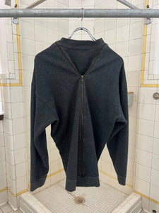 1980s Issey Miyake Two-way Center Full-zip Sweatshirt - Size S