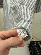 Load image into Gallery viewer, 1980s Issey Miyake Striped Knit Tee with Jacquard Back Graphic - Size M