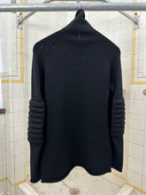 Load image into Gallery viewer, 2000s Yohji Yamamoto Turtleneck with Gathered Elbow Pad Detailing - Size M