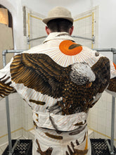 Load image into Gallery viewer, ss1994 Issey Miyake Painted Bald Eagle Double Breasted Jacket - Size L