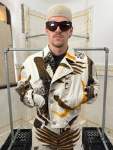 Load image into Gallery viewer, ss1994 Issey Miyake Painted Bald Eagle Double Breasted Jacket - Size L