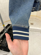 Load image into Gallery viewer, 1980s Katharine Hamnett Denim Teddy Jacket with Hidden Cargo Pocket - Size L