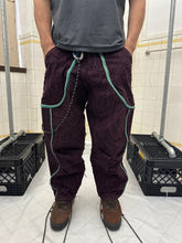 Load image into Gallery viewer, Seeing Red Baggy Tiger Camo Pants with Frayed Applique - Size XL