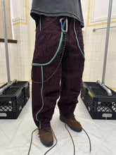 Load image into Gallery viewer, Seeing Red Baggy Tiger Camo Pants with Frayed Applique - Size XL