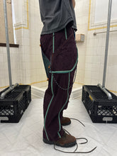 Load image into Gallery viewer, Seeing Red Baggy Tiger Camo Pants with Frayed Applique - Size XL