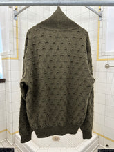 Load image into Gallery viewer, 1980s Issey Miyake Green Scale Knit Turtleneck Sweater - Size L