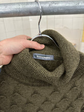 Load image into Gallery viewer, 1980s Issey Miyake Green Scale Knit Turtleneck Sweater - Size L