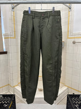 Load image into Gallery viewer, aw1985 Issey Miyake Green Parachute Pants with Cinching Side Zippers - Size M