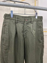Load image into Gallery viewer, aw1985 Issey Miyake Green Parachute Pants with Cinching Side Zippers - Size M
