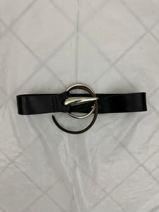 1970s Issey Miyake Leather Rat Tail Belt - Size XS