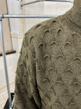 Load image into Gallery viewer, 1980s Issey Miyake Green Scale Knit Turtleneck Sweater - Size L
