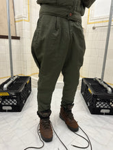 Load image into Gallery viewer, aw1985 Issey Miyake Green Parachute Pants with Cinching Side Zippers - Size M
