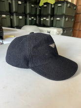 Load image into Gallery viewer, 1990s Armani Dark Blue Eagle Logo Fitted Cap - Size M