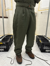 Load image into Gallery viewer, aw1985 Issey Miyake Green Parachute Pants with Cinching Side Zippers - Size M