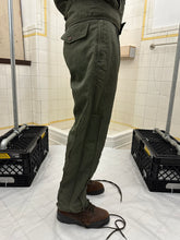 Load image into Gallery viewer, aw1985 Issey Miyake Green Parachute Pants with Cinching Side Zippers - Size M