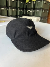 Load image into Gallery viewer, 1990s Armani Black Eagle Logo Fitted Cap - Size M