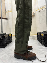 Load image into Gallery viewer, aw1985 Issey Miyake Green Parachute Pants with Cinching Side Zippers - Size M
