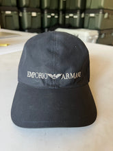 Load image into Gallery viewer, 1990s Armani Embroidered Waxed Cotton Cap - Size OS