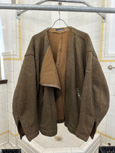 Load image into Gallery viewer, 1980s Issey Miyake Faux Layered Twill Terry Jacket - Size OS