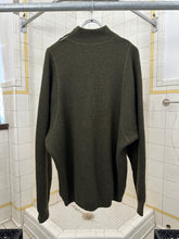 Load image into Gallery viewer, 1980s Marithe Francois Girbaud Batwing Rib Knit Sweater with Zippered Collar - Size L