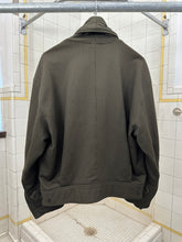 Load image into Gallery viewer, 1980s Issey Miyake Green Striped Coach Jacket with Expandable Lapel - Size M