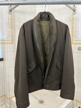 Load image into Gallery viewer, 1980s Issey Miyake Green Striped Coach Jacket with Expandable Lapel - Size M