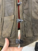 Load image into Gallery viewer, 1980s Marithe Francois Girbaud x Compagnie Des Montagnes &amp; Des Forets Leather Hunting Vest - Size L