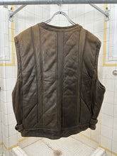 Load image into Gallery viewer, 1980s Marithe Francois Girbaud x Compagnie Des Montagnes &amp; Des Forets Leather Hunting Vest - Size L