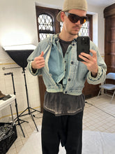 Load image into Gallery viewer, 1980s Marithe Francois Girbaud Faux Layered Jacket with Adjustable Neck - Size S