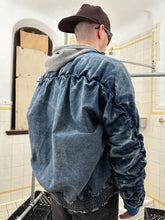 Load image into Gallery viewer, 2010s Bernhard Willhelm Denim Bomber with Elasticated Sleeves - Size M