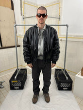 Load image into Gallery viewer, 2010s Bernhard Willhelm Shiny Pleather Bomber with Elasticated Sleeves - Size L