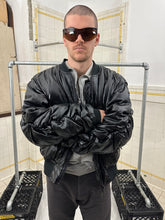 Load image into Gallery viewer, 2010s Bernhard Willhelm Shiny Pleather Bomber with Elasticated Sleeves - Size L