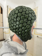 Load image into Gallery viewer, 2000s Issey Miyake Bubble Wrap Liner Hat in Green - Size OS