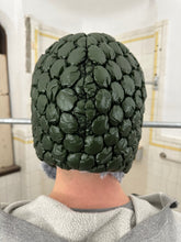 Load image into Gallery viewer, 2000s Issey Miyake Bubble Wrap Liner Hat in Green - Size OS