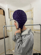Load image into Gallery viewer, 2000s Issey Miyake Bubble Wrap Liner Hat in Purple - Size OS