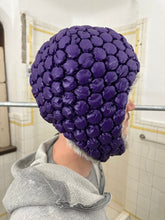 Load image into Gallery viewer, 2000s Issey Miyake Bubble Wrap Liner Hat in Purple - Size OS