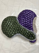 Load image into Gallery viewer, 2000s Issey Miyake Bubble Wrap Liner Hat in Purple - Size OS