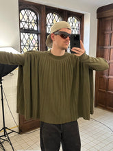 Load image into Gallery viewer, 1980s Issey Miyake Pleated Cape Sweater - Size S