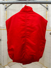 Load image into Gallery viewer, 1980s Armani Wide Padded Vest in Red - Size L