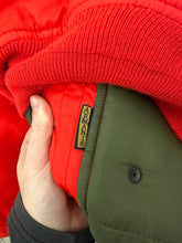 Load image into Gallery viewer, 1980s Armani Wide Padded Vest in Red - Size L