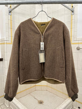 Load image into Gallery viewer, 1990s Armani Brown Wool Fleece Lined Jacket - Size M