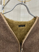 Load image into Gallery viewer, 1990s Armani Brown Wool Fleece Lined Jacket - Size M