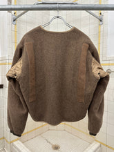 Load image into Gallery viewer, 1990s Armani Brown Wool Fleece Lined Jacket - Size M