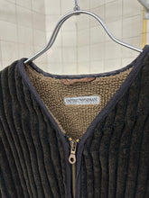 Load image into Gallery viewer, 1980s Armani Thick Corduroy Jacket with Fleece Lining - Size M