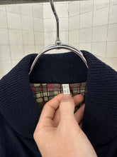 Load image into Gallery viewer, 1990s Armani Textured Nylon Bomber with Blue Contrast Seam Detail - Size XL